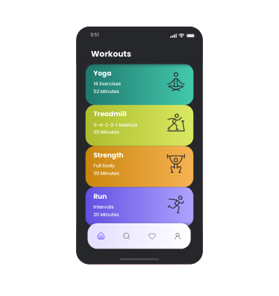 Mobile UI scroll preview