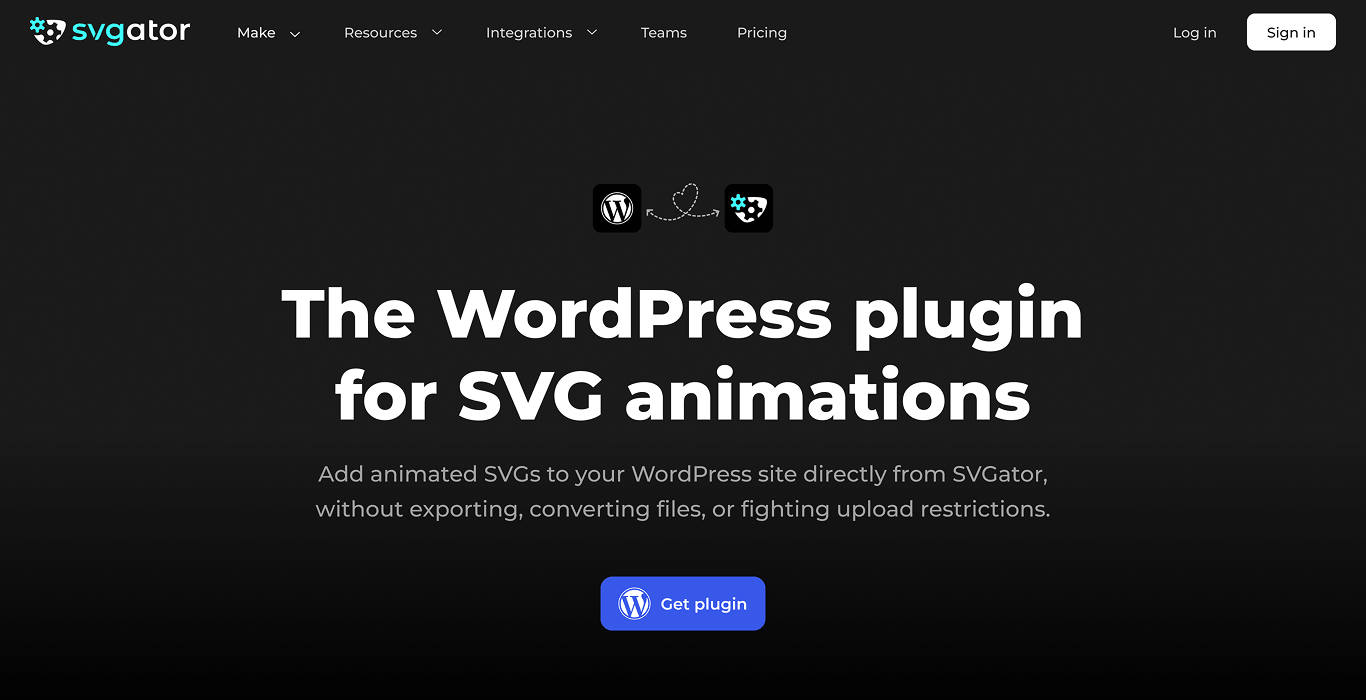 SVG Animation Plugin for WordPress: Add Animated SVG - SVGator