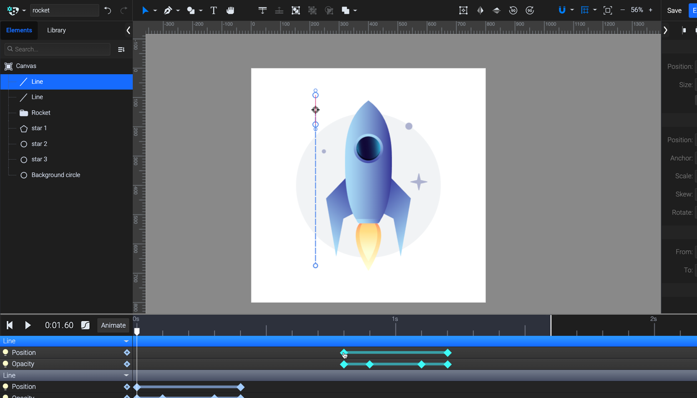 rocket ship svg