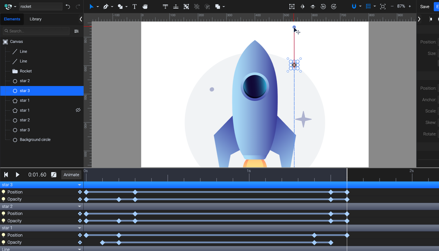 rocket animation svg tutorial