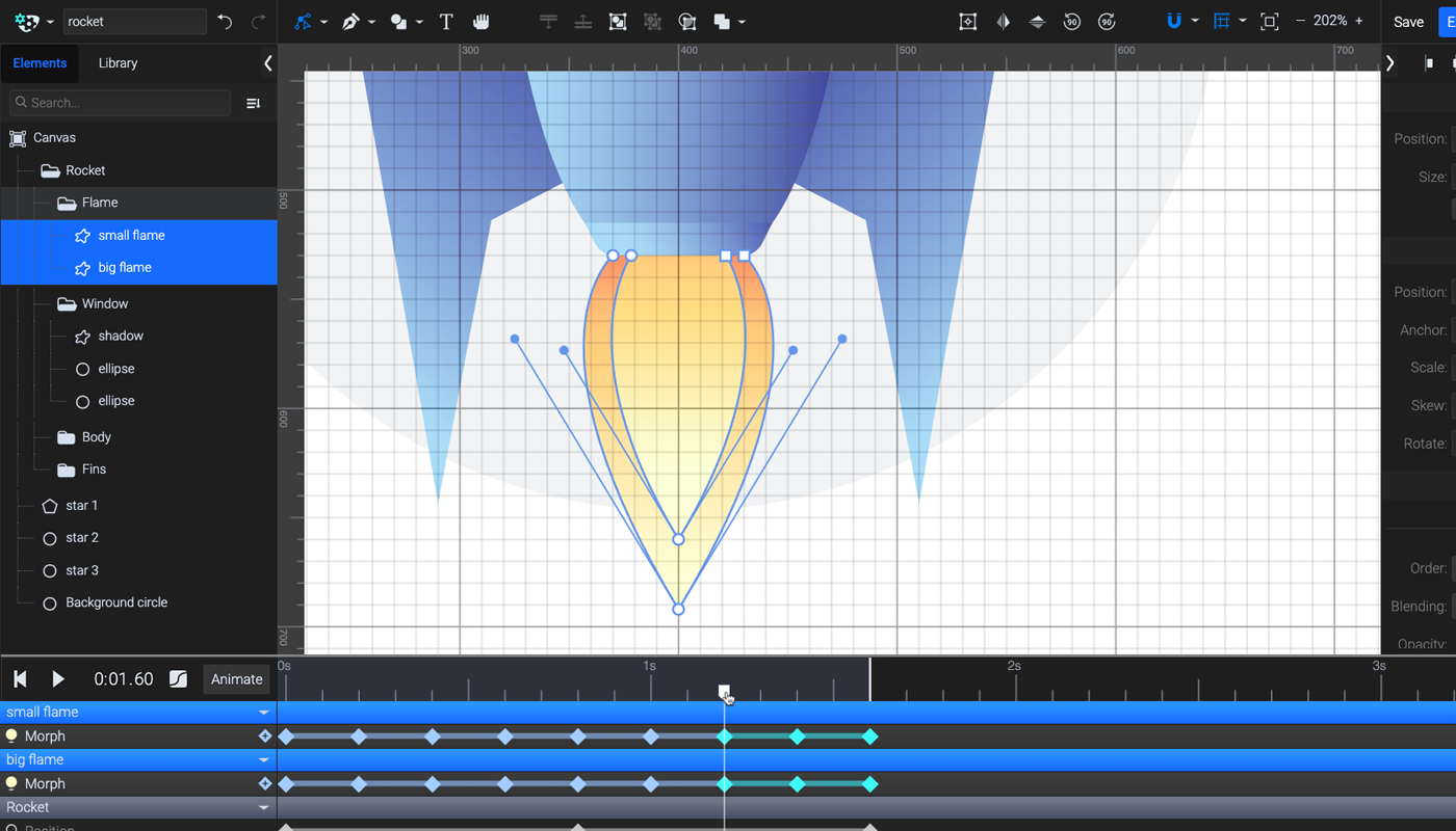 rocket svg animation tutorial