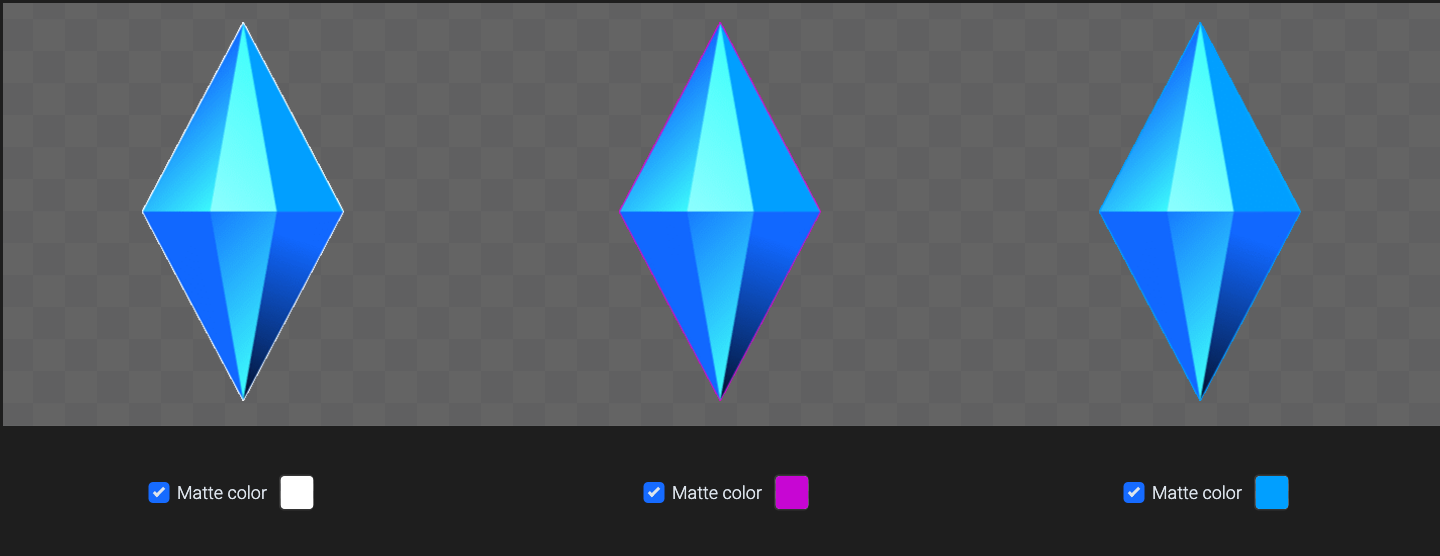 Matte Color options for GIFs