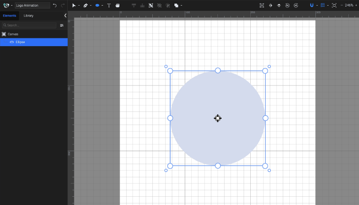 Drawing a circle in SVGator