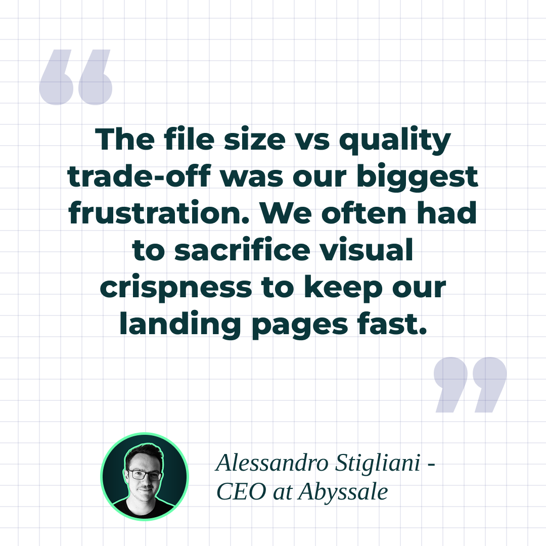 Alessandro Stigliani quote about file optimization
