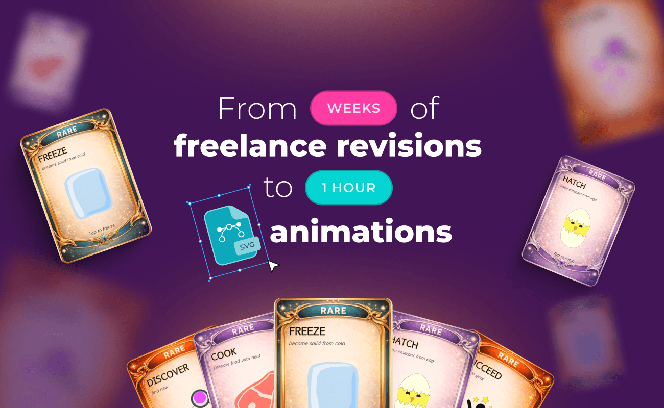 From weeks of freelance revisions to one-hour SVG animations