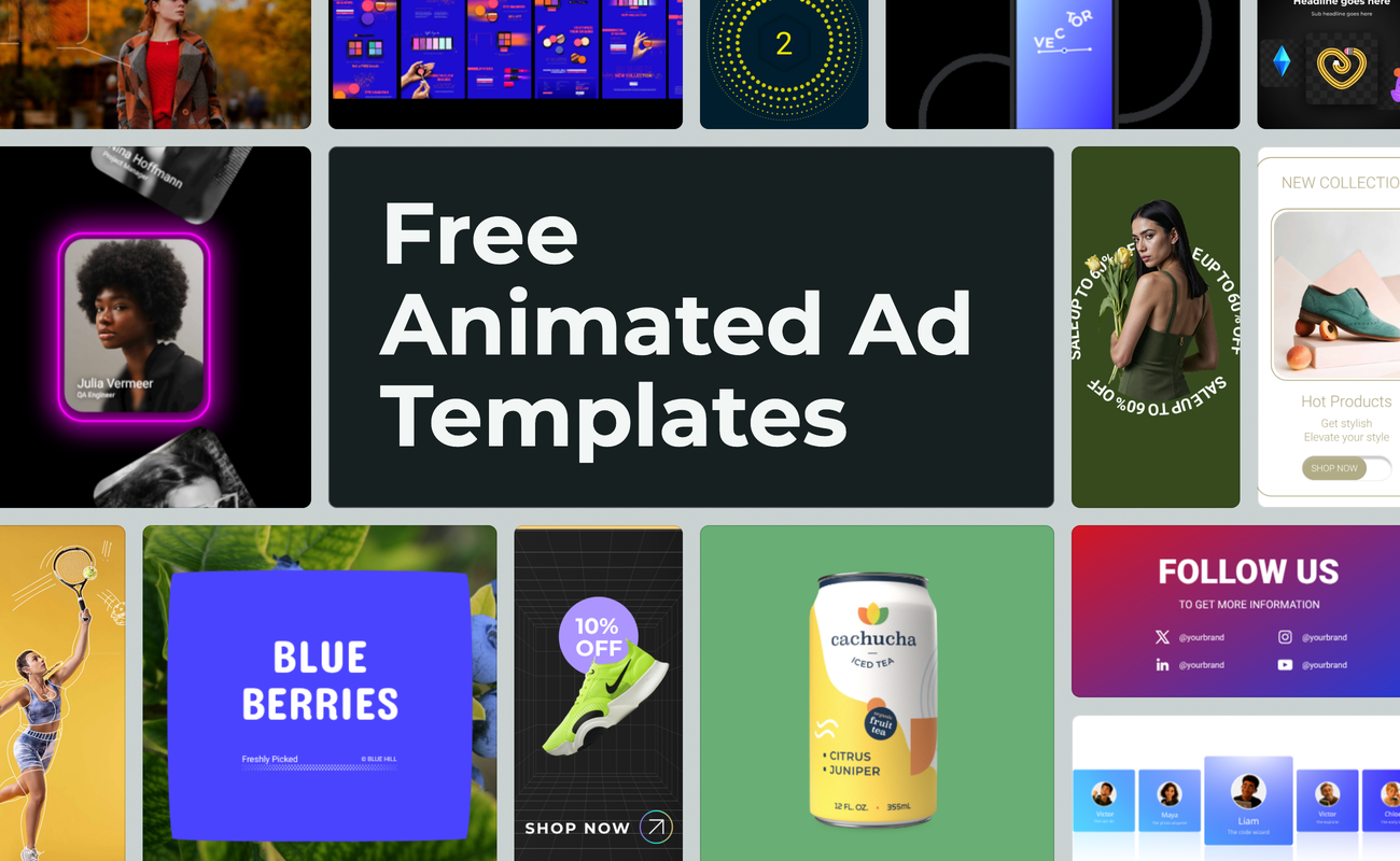 Free Animated Ad Templates To Customize in SVGator