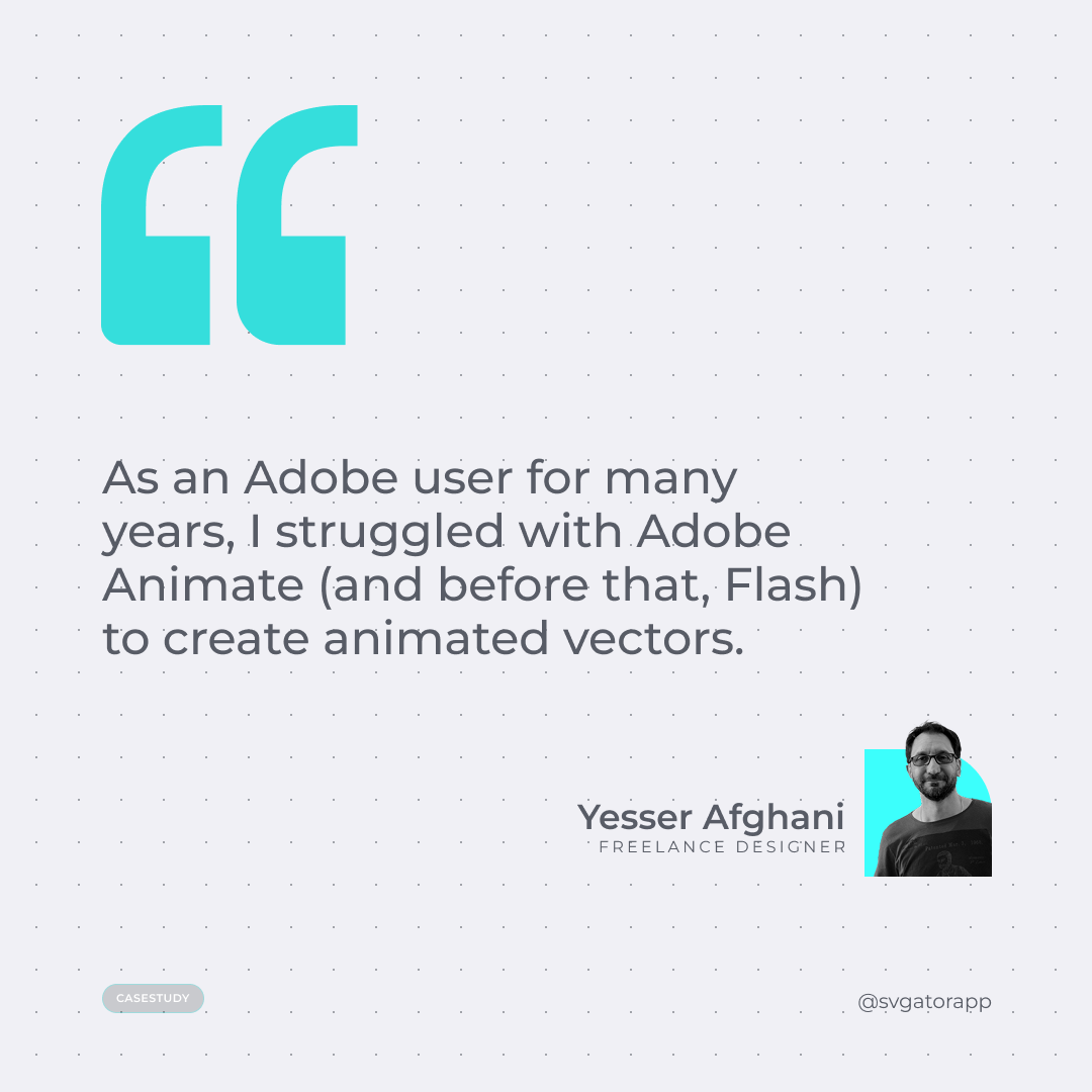 Making animated SVG a part of freelance interface work