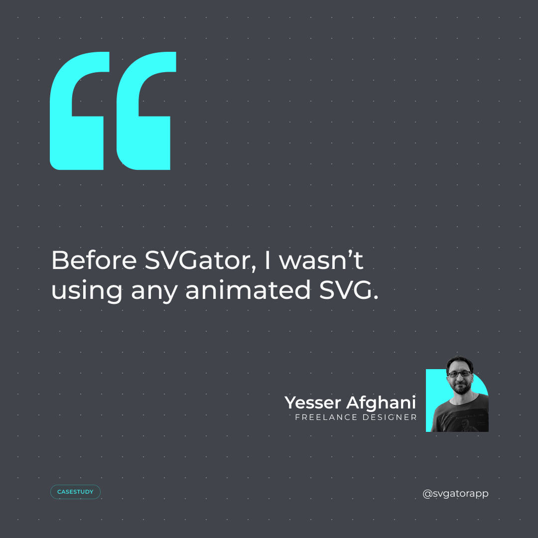Making animated SVG a part of freelance interface work