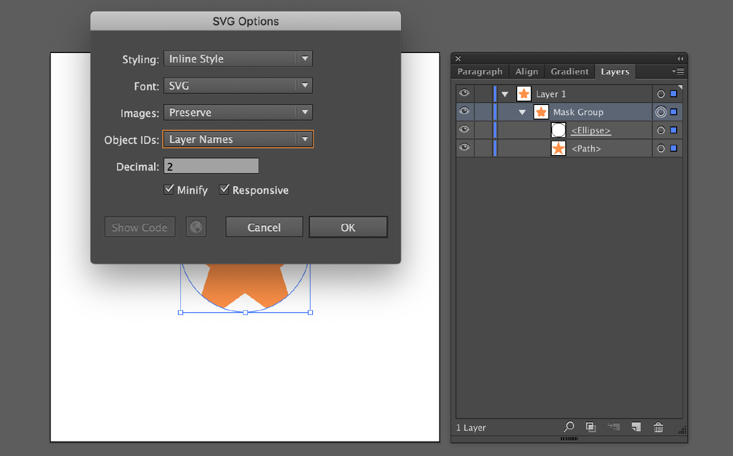 creating mask illustrator