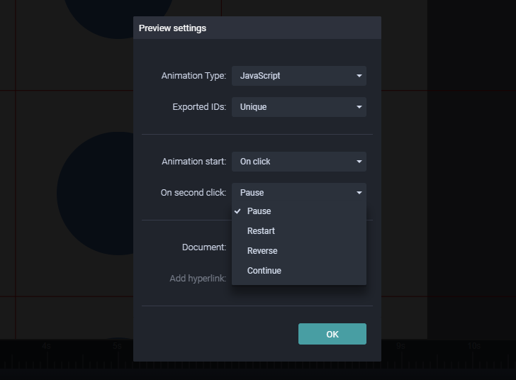 animate on click