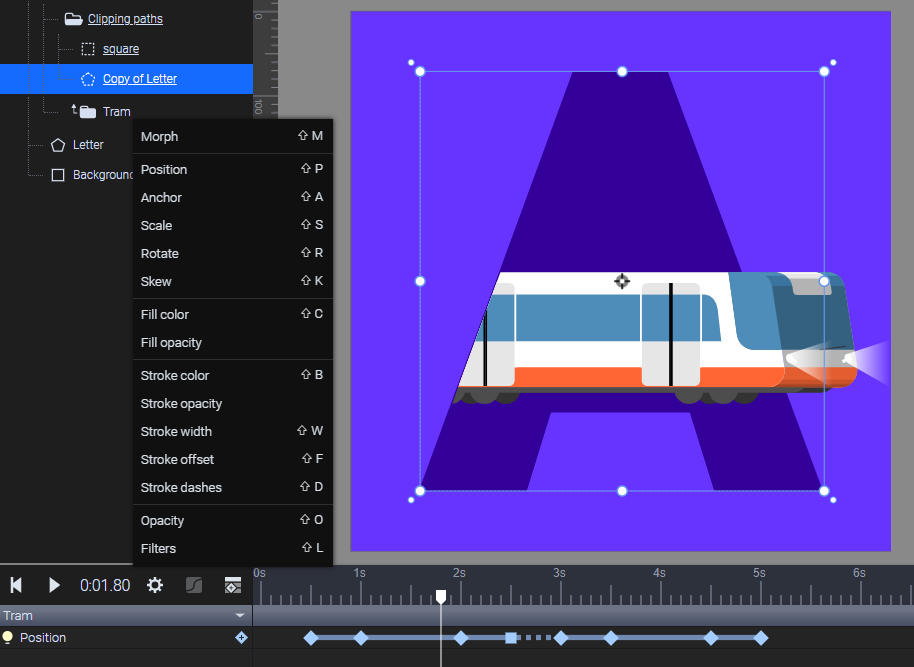 clipping path animation