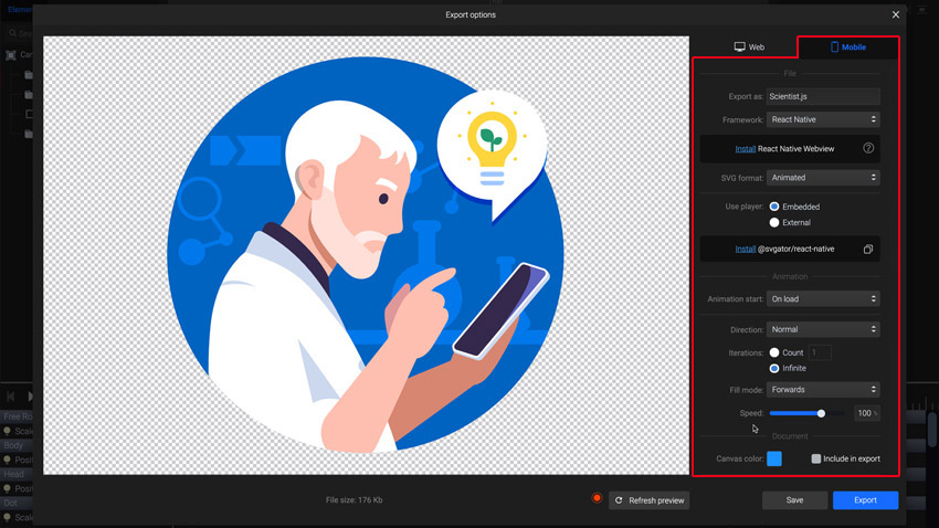animations for mobole apps