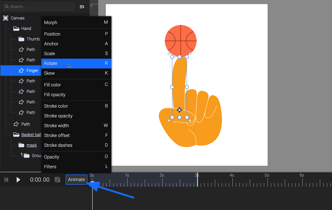 animators keyframes