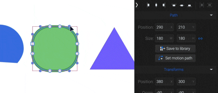 Method to remove nodes from SVGator