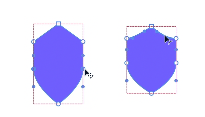 Making a shield shape in SVGator