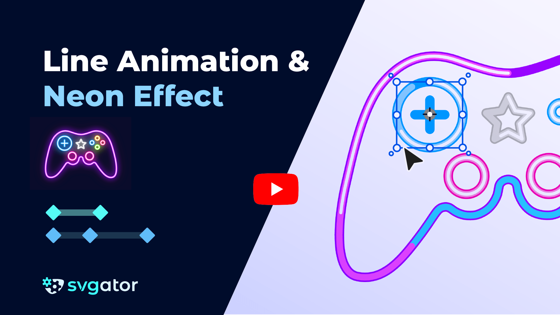 How To Create A Line Animation with Neon Light Effects