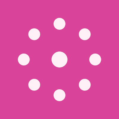 Gooey satellites loader animation - customizable colors