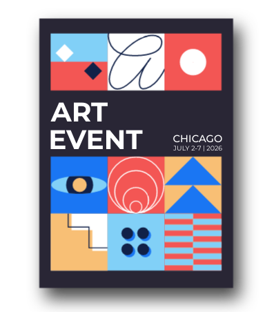 Animated event poster