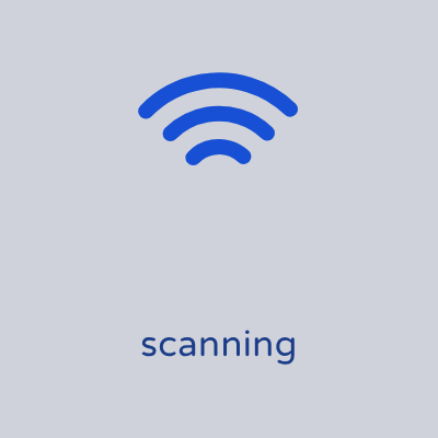 Wifi signal loader animation - customizable text and colors
