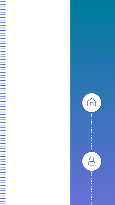 Progress steps in animated onboarding flow