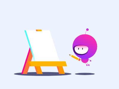 AI generated art - AI process animation