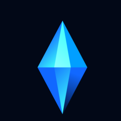 Fake 3D diamond loader animation