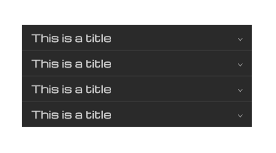 Dropdown menu - animated text with toggle effect