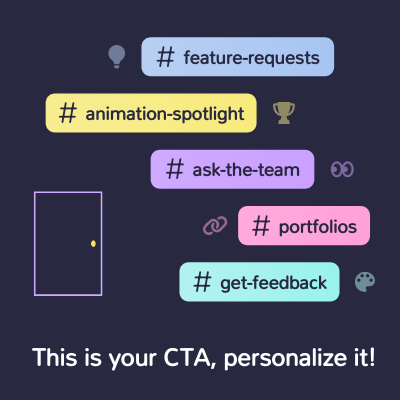 Social media post motion graphics
