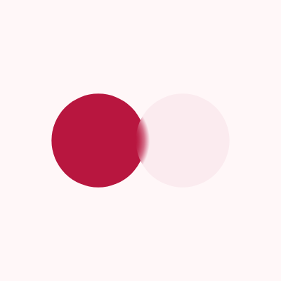 Frosted glass dot loader animation - customizable colors