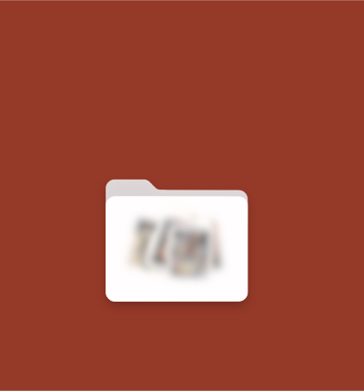 Folder - drag to reveal elements