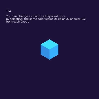 Isometric loader animation