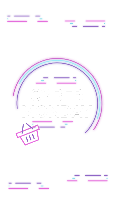 Cyber Monday ad design - animated promo