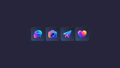 Interactive hover buttons - expandable design
