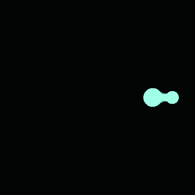 Gooey blobs merging loader animation - customizable colors
